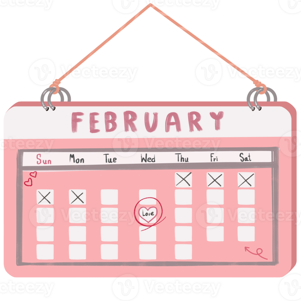 february and valentine day png