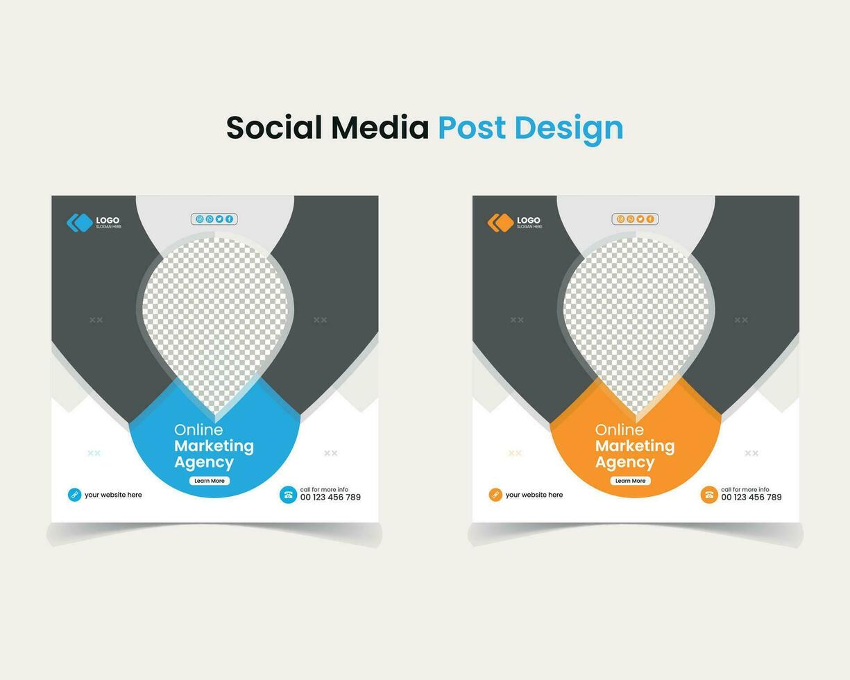 social post, digital marketing, vector background banner design