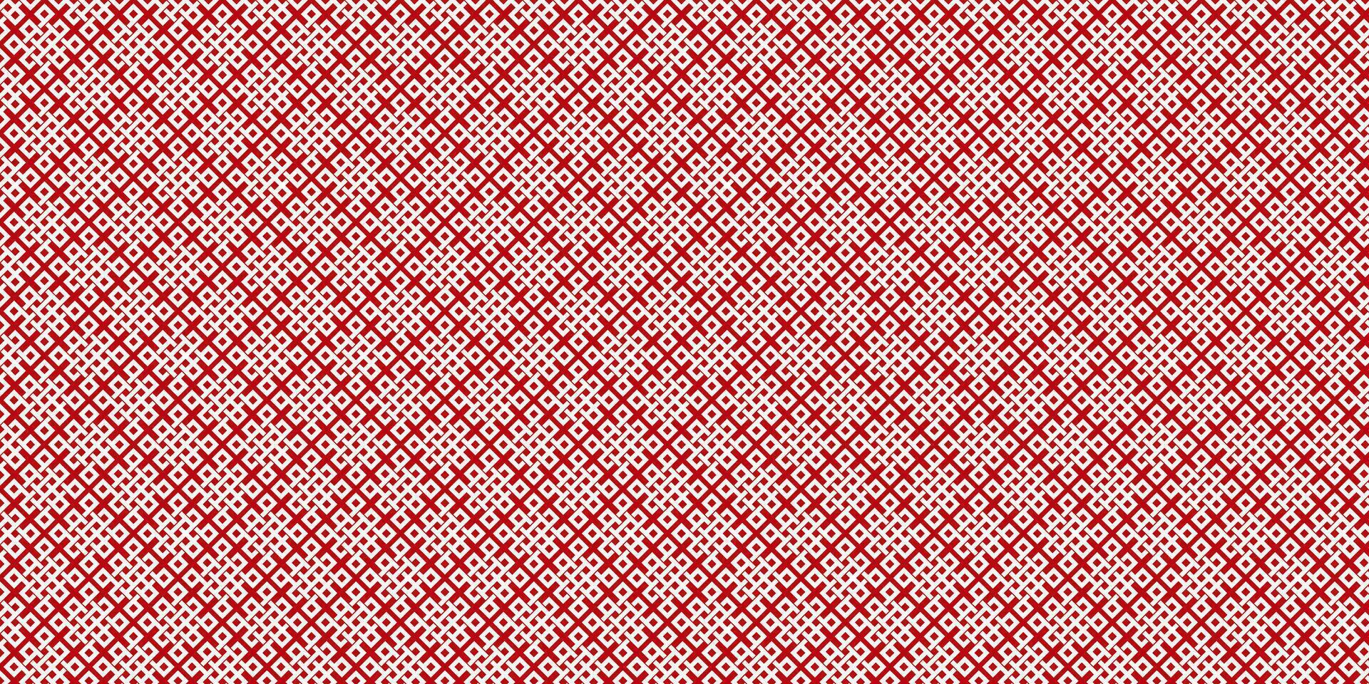 Knots. Chinese seamless pattern. Asian decorative geometric ornament on red background. vector