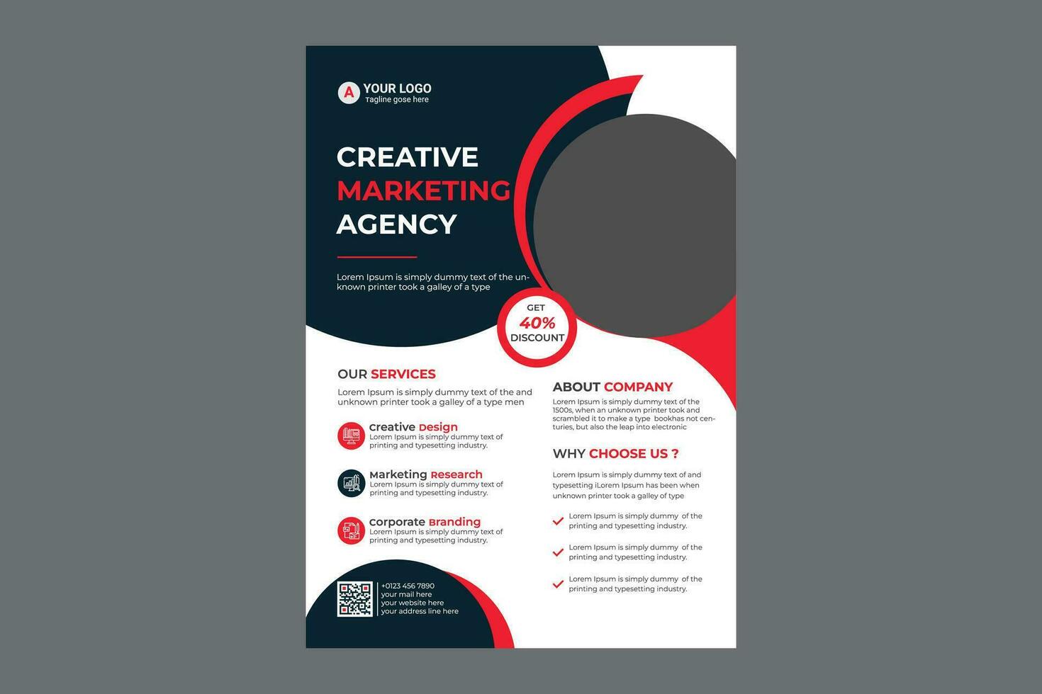 Set of Annual report or business flyer template design vector