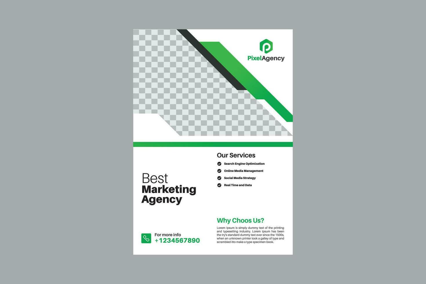 Annual report brochure flyer design template vector, Leaflet, presentation book cover templates, layout in A4 size vector