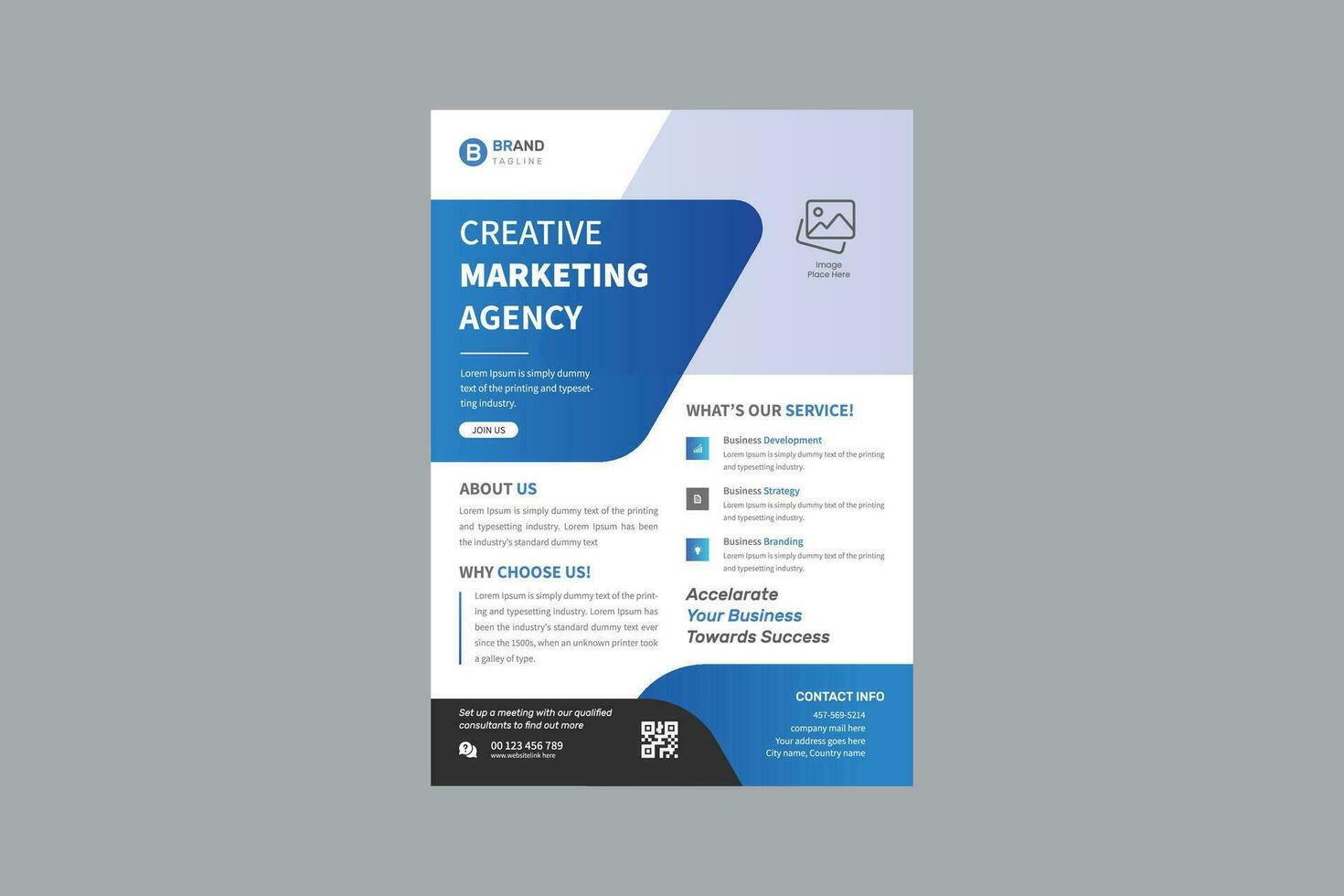Annual report brochure flyer design template vector, Leaflet, presentation book cover templates, layout in A4 size vector