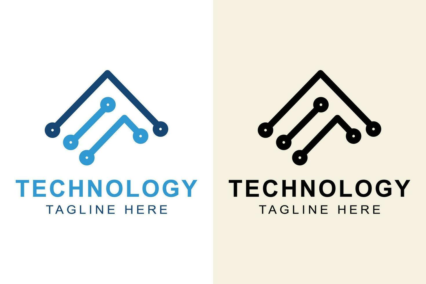 Letters abstract logo A. suitable for technology logo. monogram logo concept. simple design editable vector