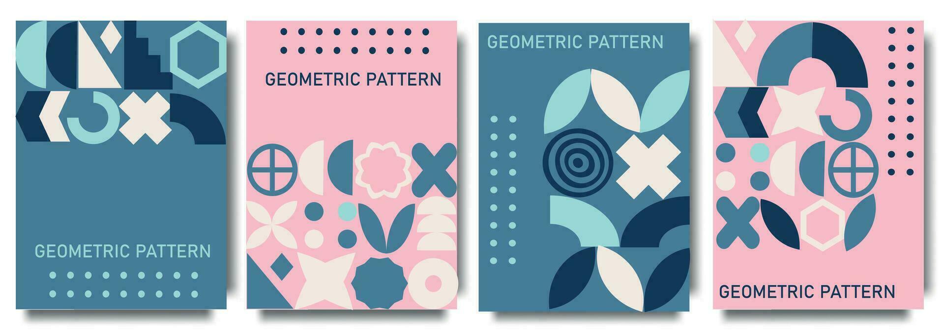 Geometric business cover design. Minimalistic trendy brutalist backgrounds. vector