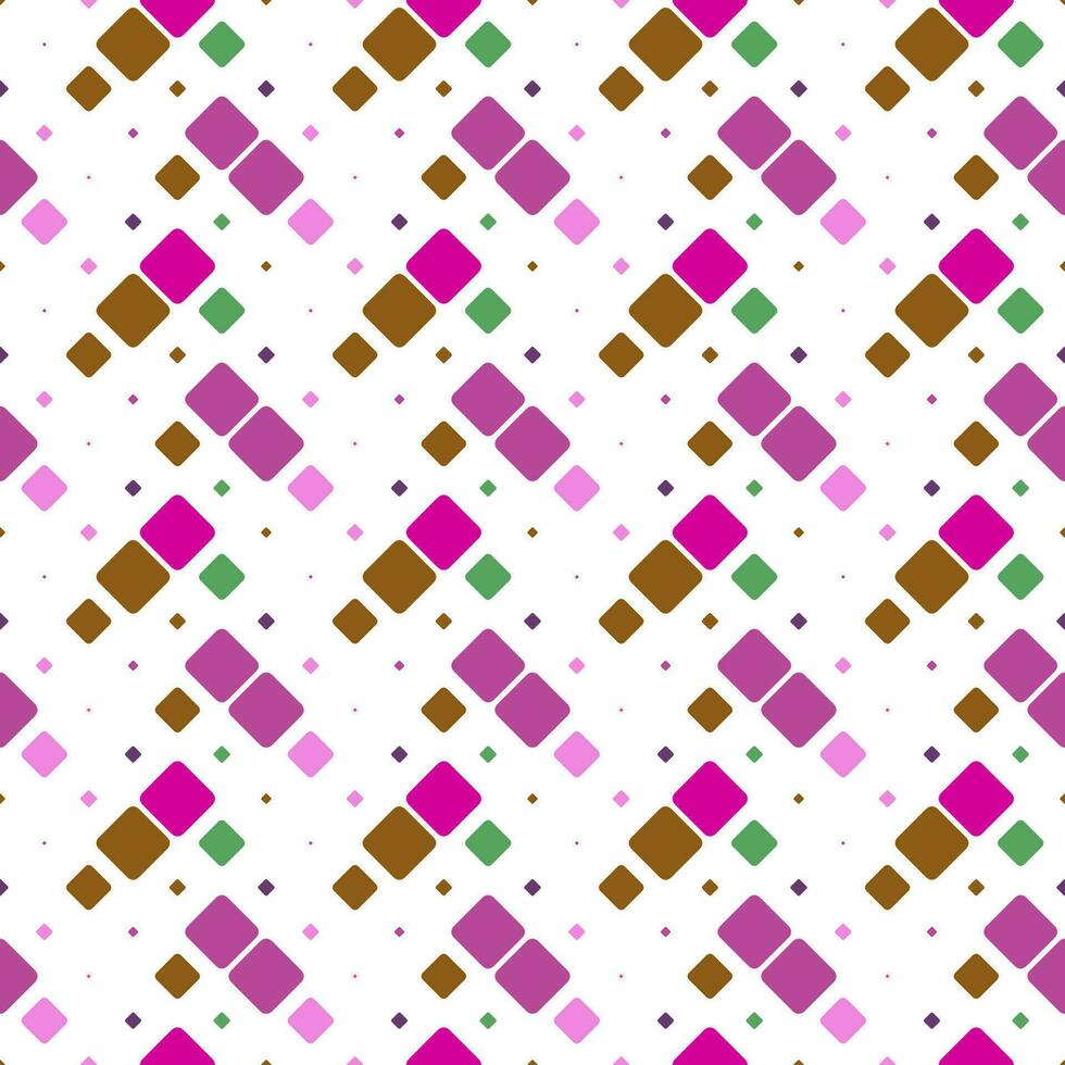 Colorful seamless square pattern background design vector