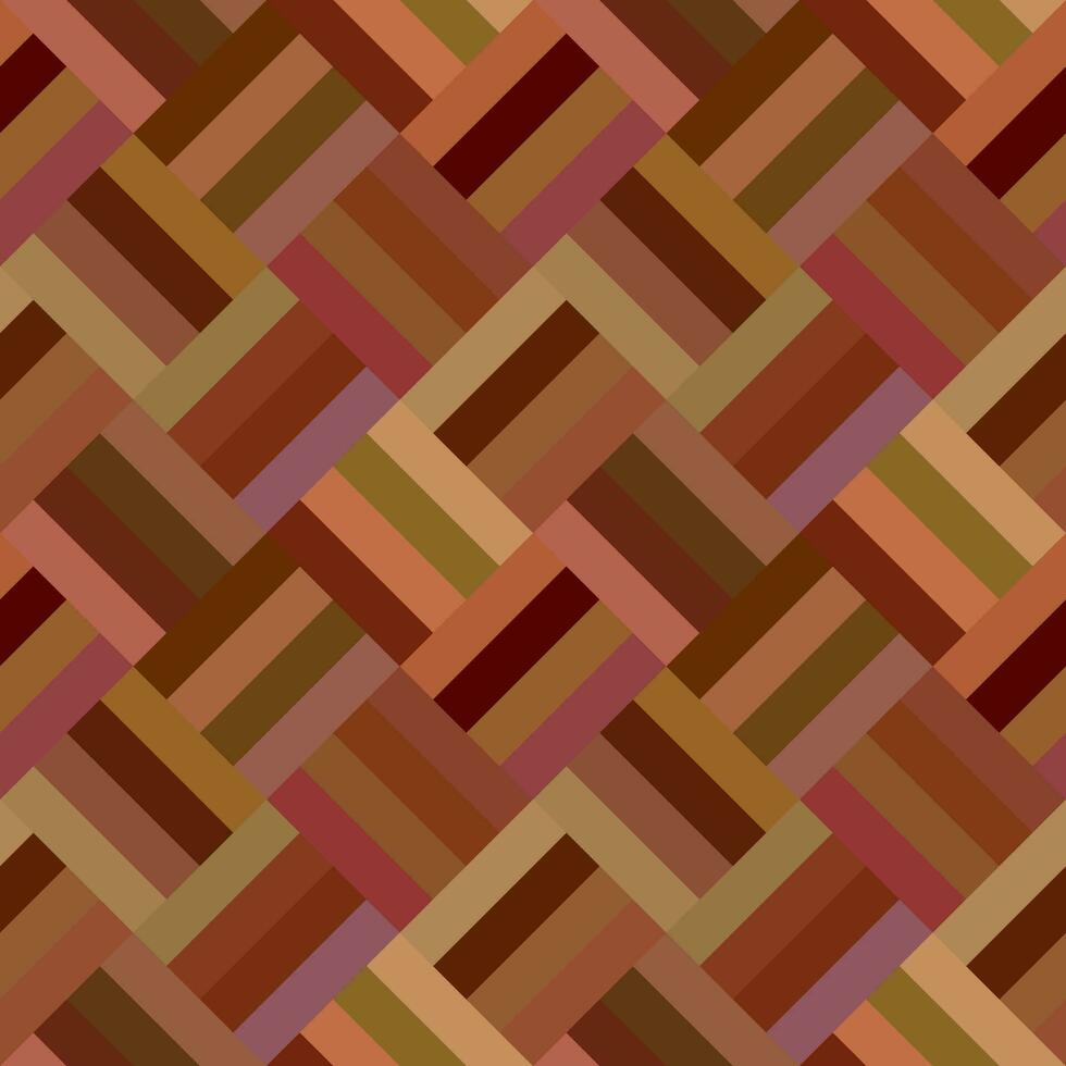 Brown repeating diagonal mosaic tile pattern background vector