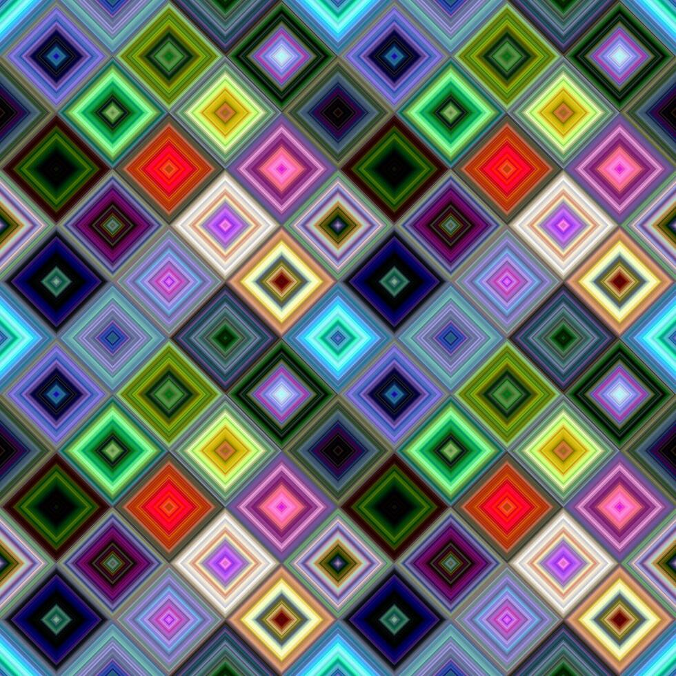 Colorful abstract geometrical diagonal square pattern - vector mosaic background