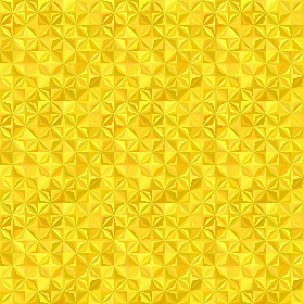 Yellow seamless striped mosaic tile pattern background vector