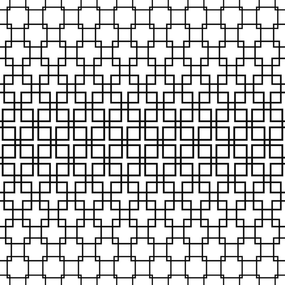 Repeating monochrome square pattern design vector background