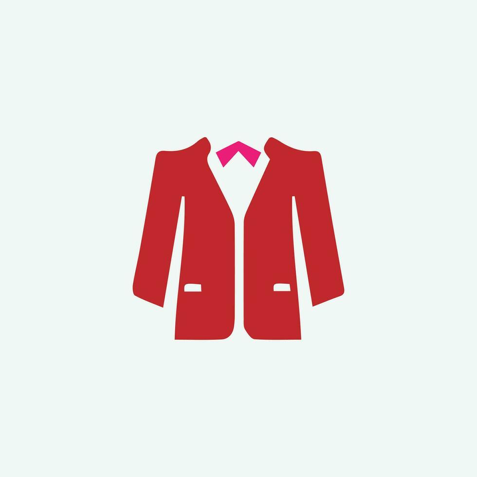 Mans blazer jacket icon vector illustration