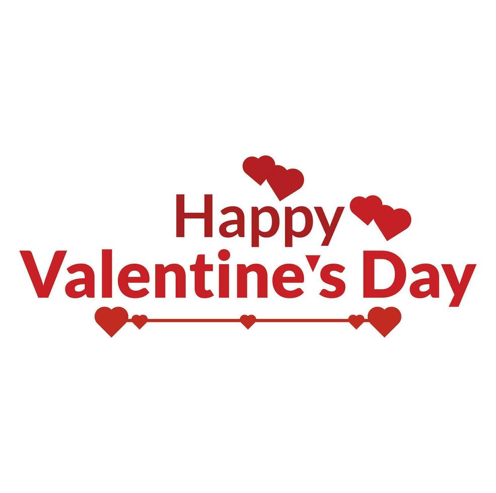Happy Valentines day logo design vector template. Happy Valentines day. Lettering