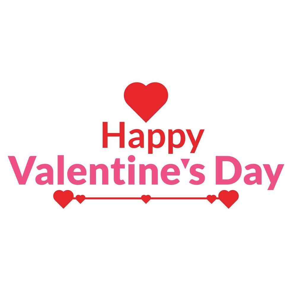 Happy Valentines day logo design vector template. Happy Valentines day. Lettering