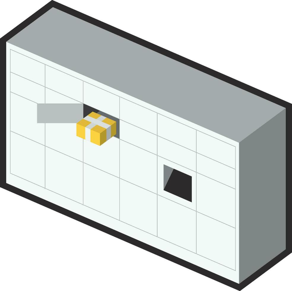 Premium vector parcel locker icon for your delivery business.