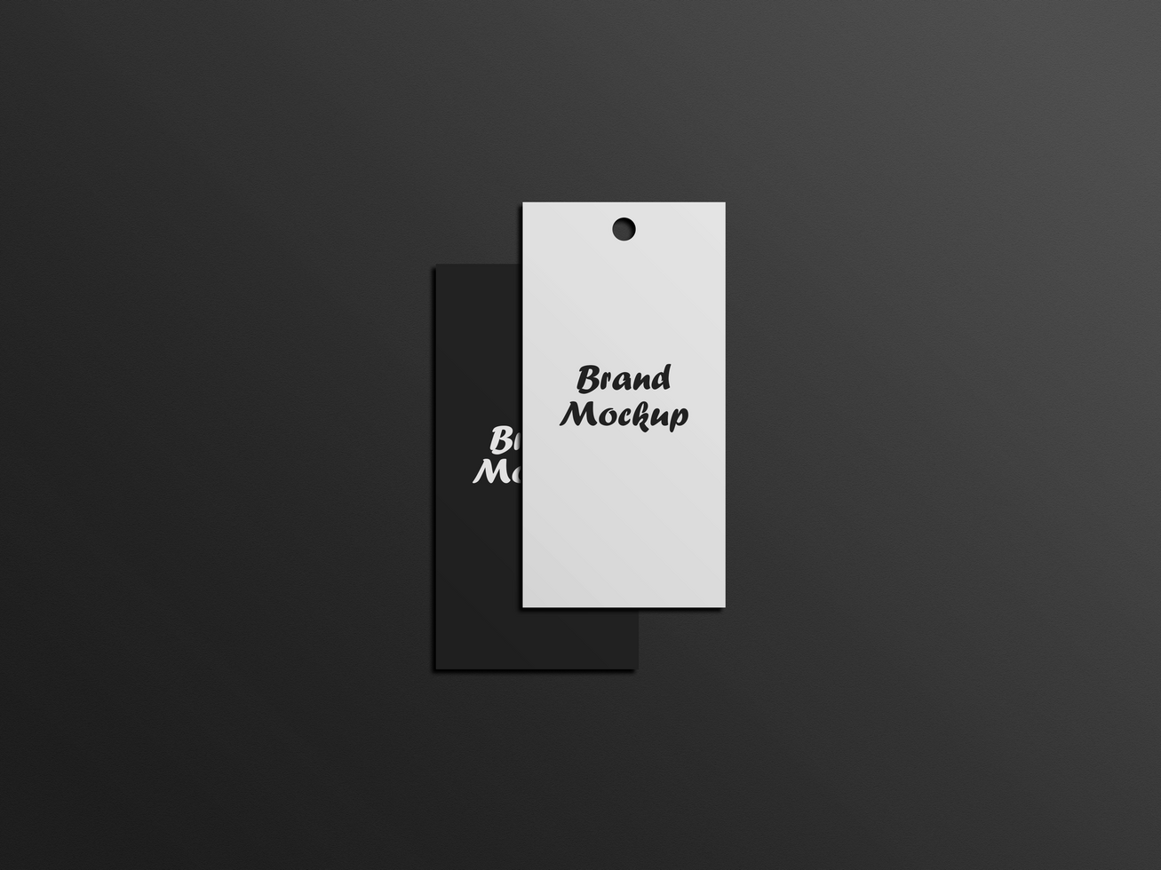 Tag sale mockup psd