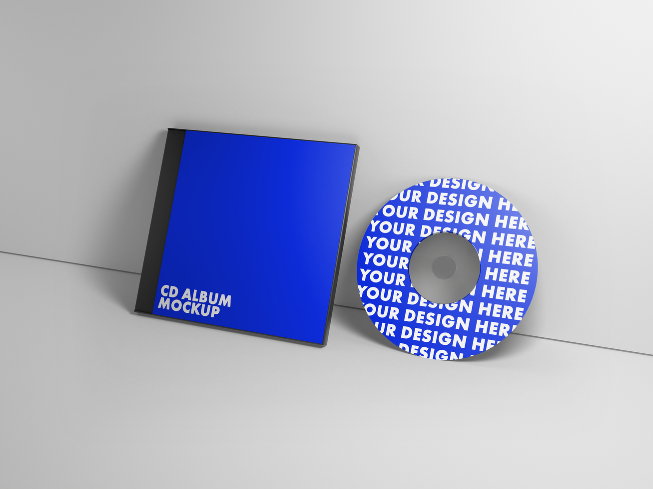 CD mockup ontwerp mockup sjabloon psd