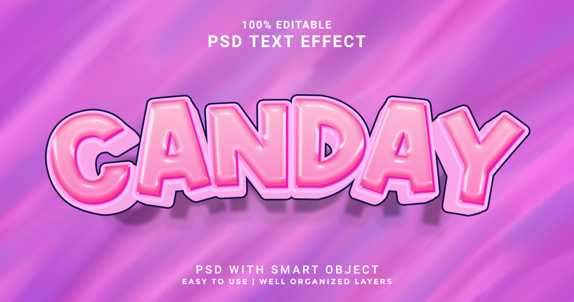 kantag 3d Text bewirken psd