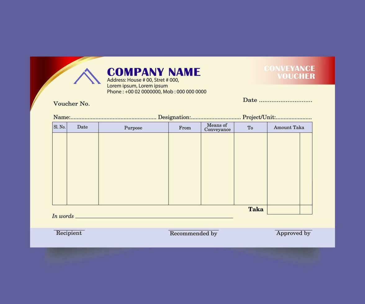 Journal Voucher, Debit and Credit Voucher, Bank Debit Voucher, Conveyance Voucher, Adjustment Voucher, Bill Voucher vector