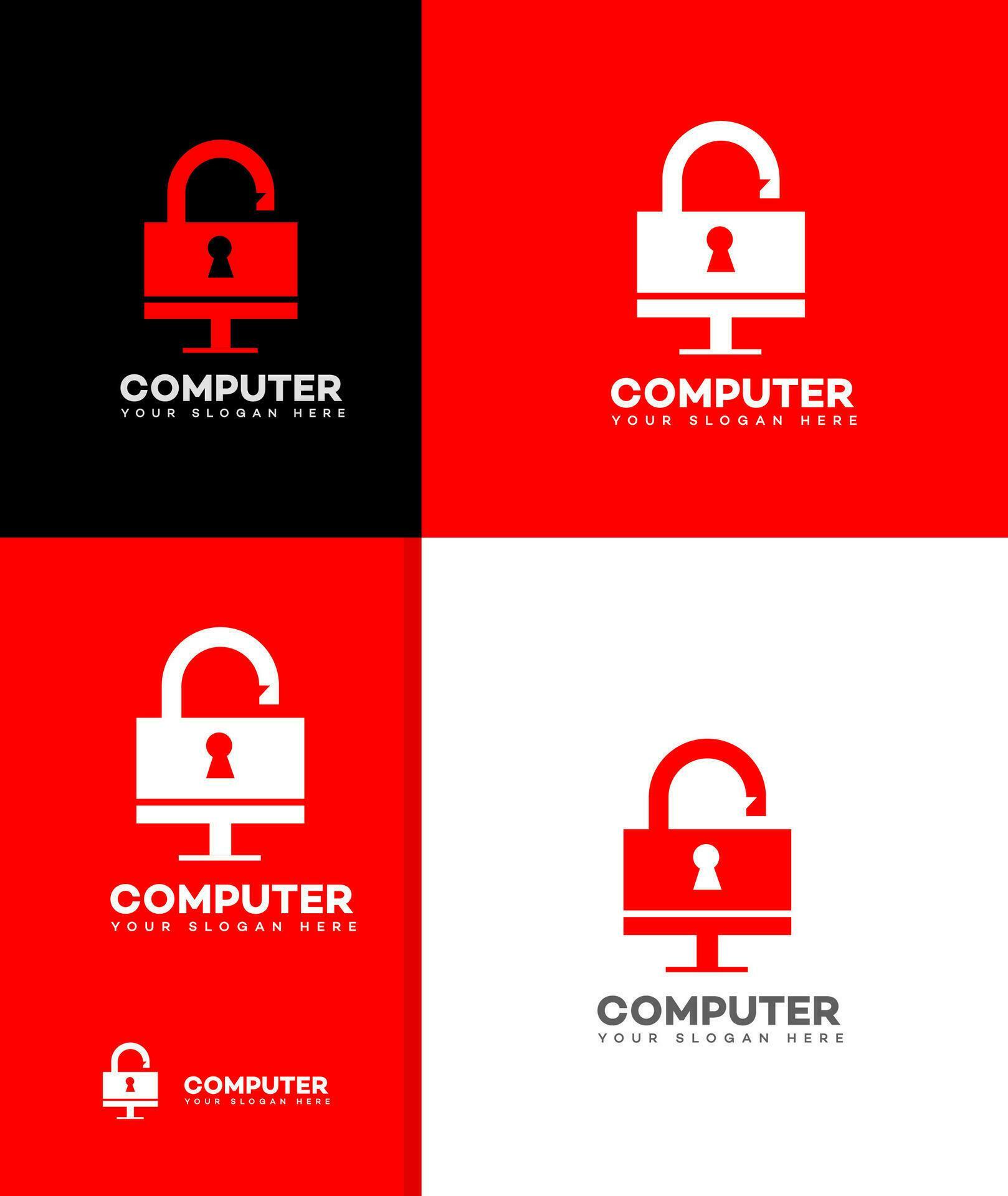 computer hardware logo Vector Template 36286347 Vector Art at Vecteezy