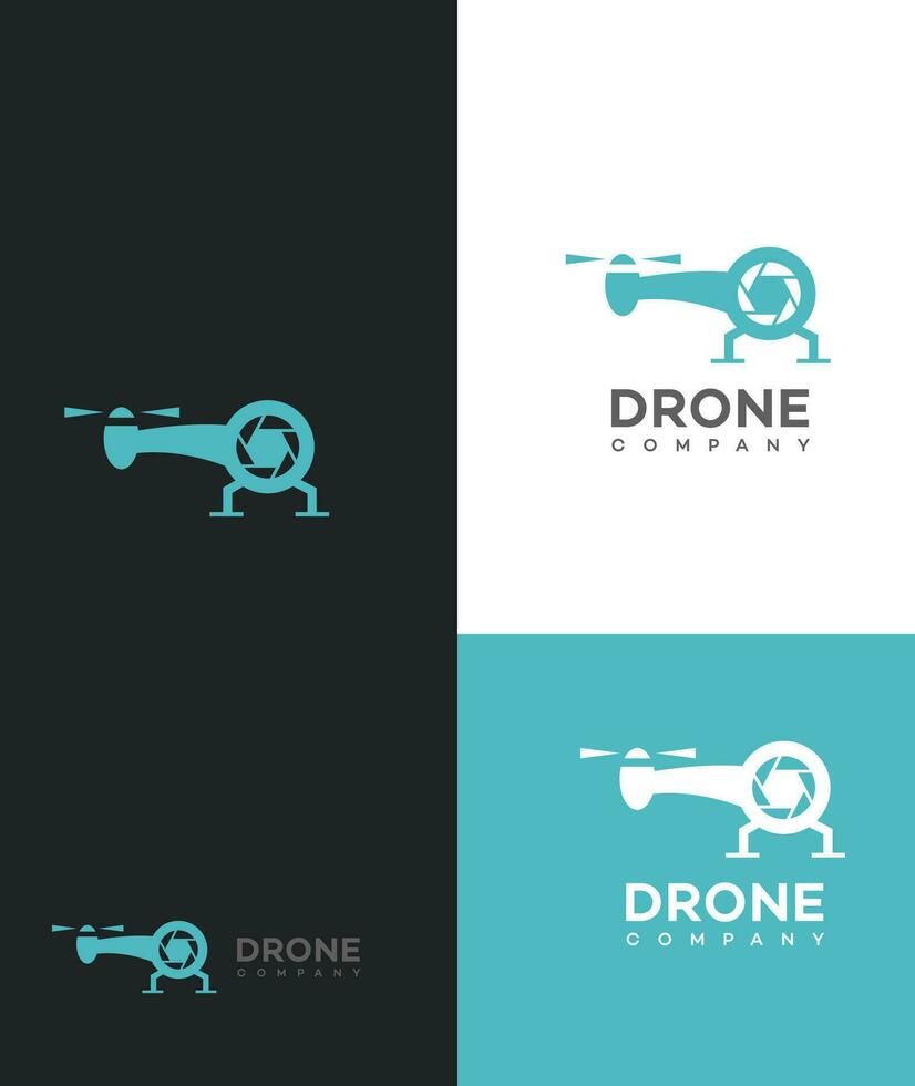 drone company logo vector