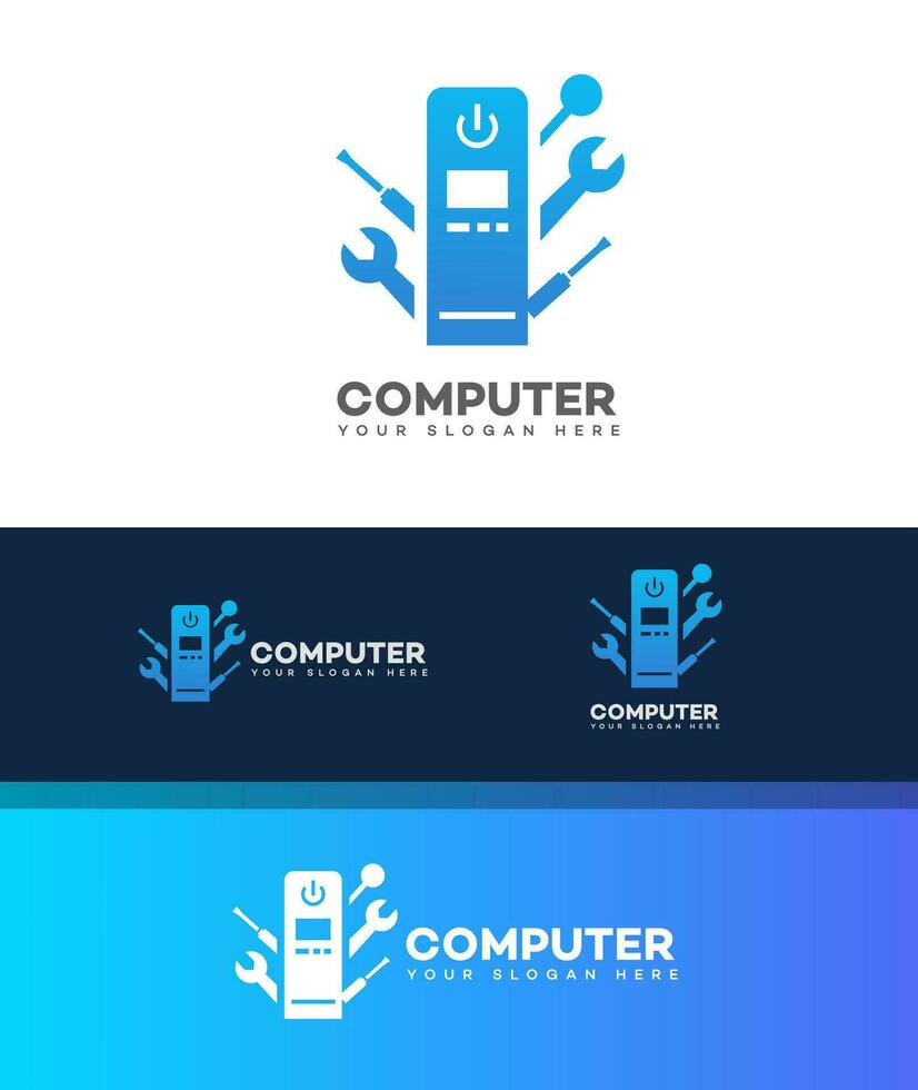 computer lab logo vector