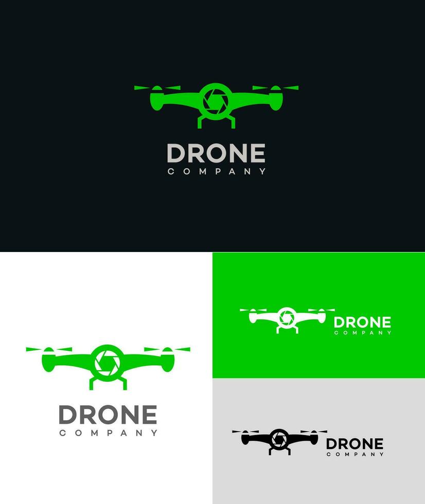 drone company logo vector