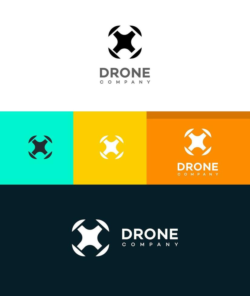 drone company logo vector