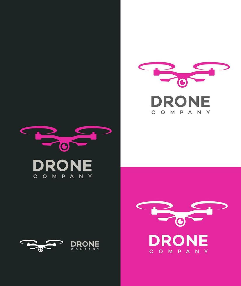 drone company logo vector