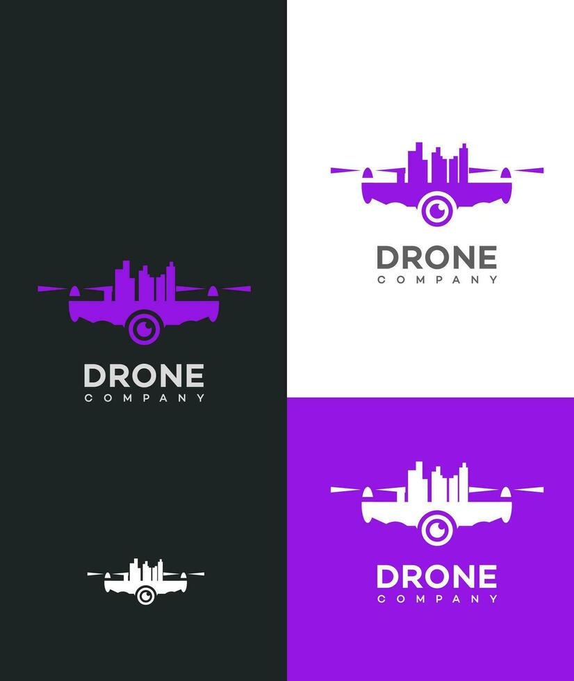 drone company logo vector