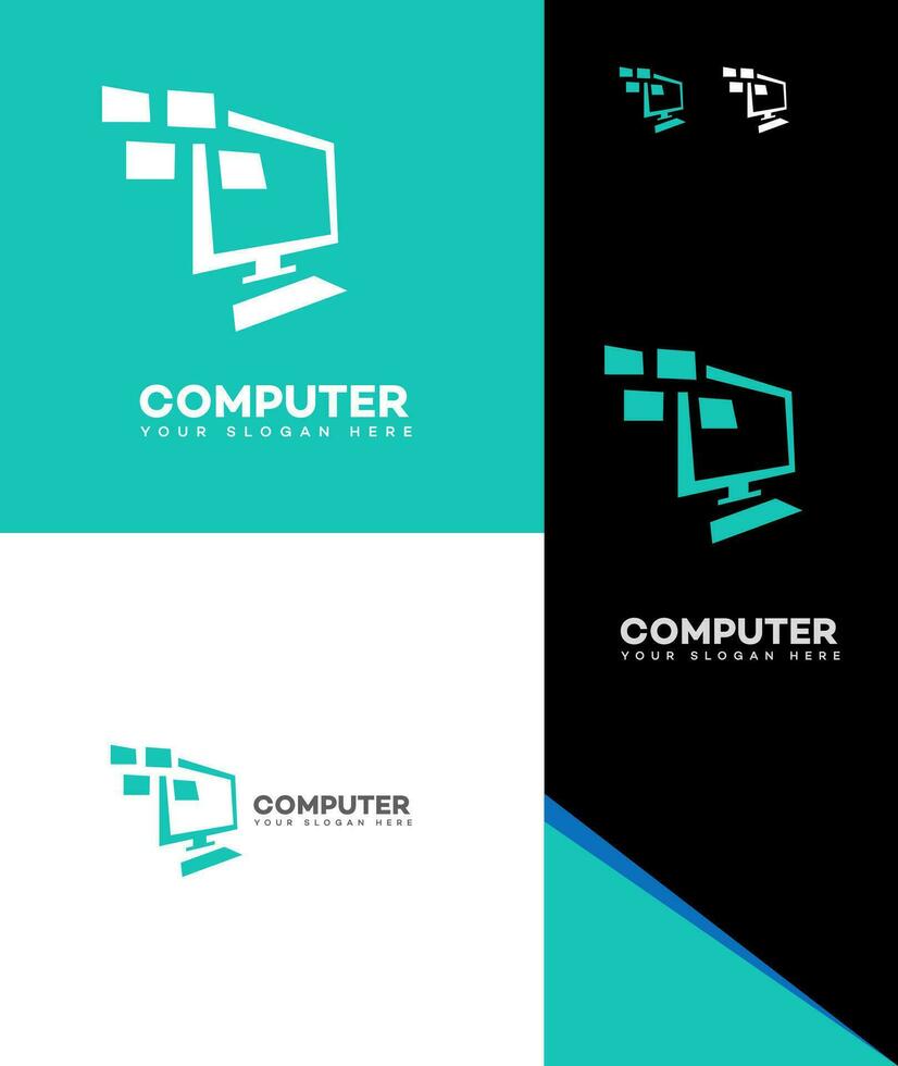 computer hardware logo Vector Template 36286378 Vector Art at Vecteezy
