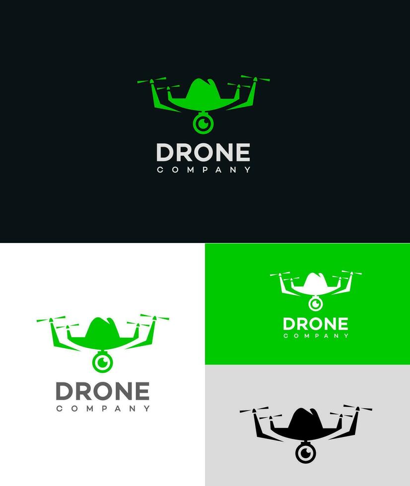 drone company logo vector