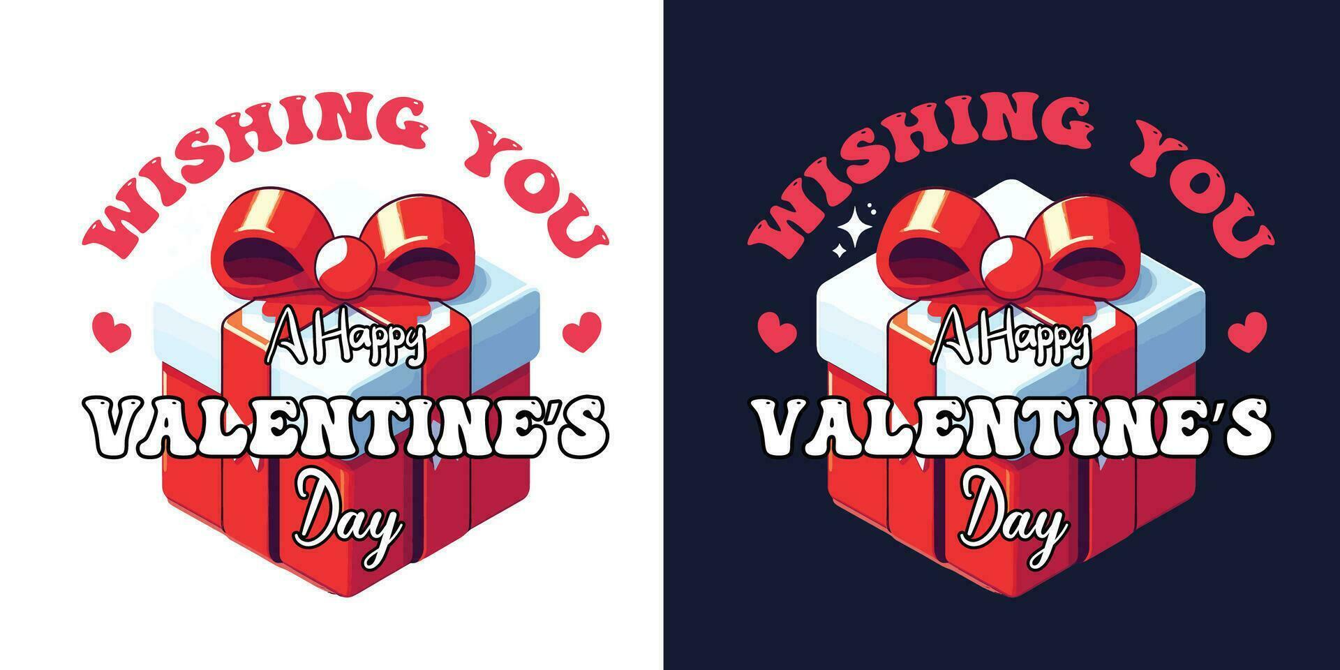 Valentine's day lovely t shirt design. vector