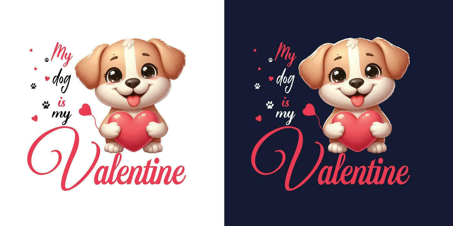 San Valentín día encantador camiseta diseño. vector