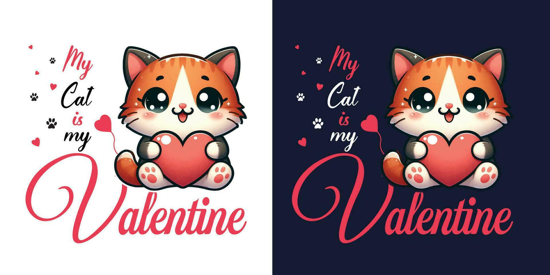 San Valentín día encantador camiseta diseño. vector