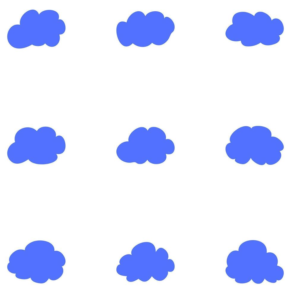 Cloud set icon. Sky vector