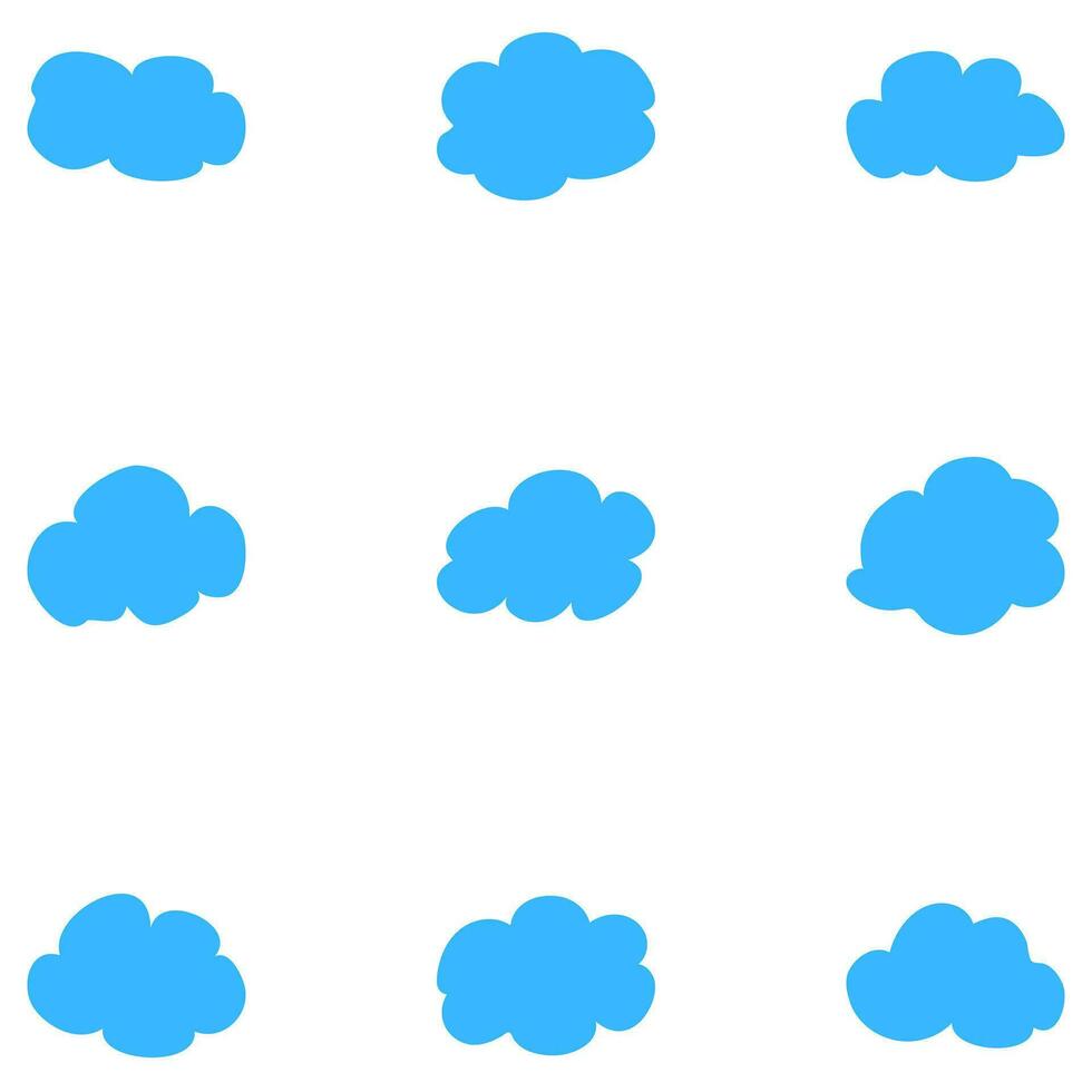 Cloud set icon. Sky vector