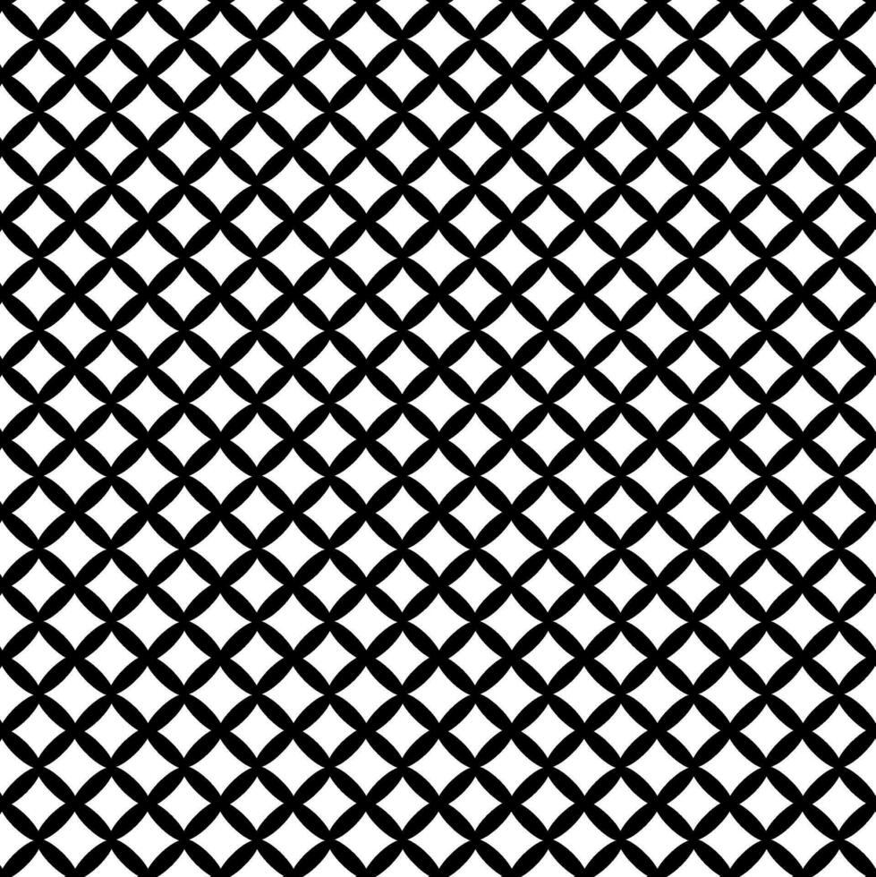 Seamless vector abstract geometric texture in the form of white quadrangles on a black background