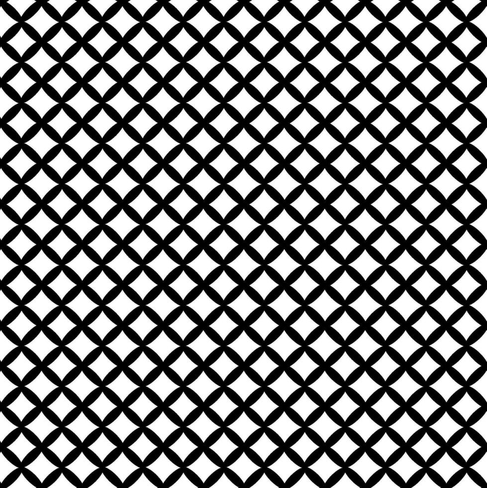 Seamless vector abstract geometric texture in the form of white quadrangles on a black background