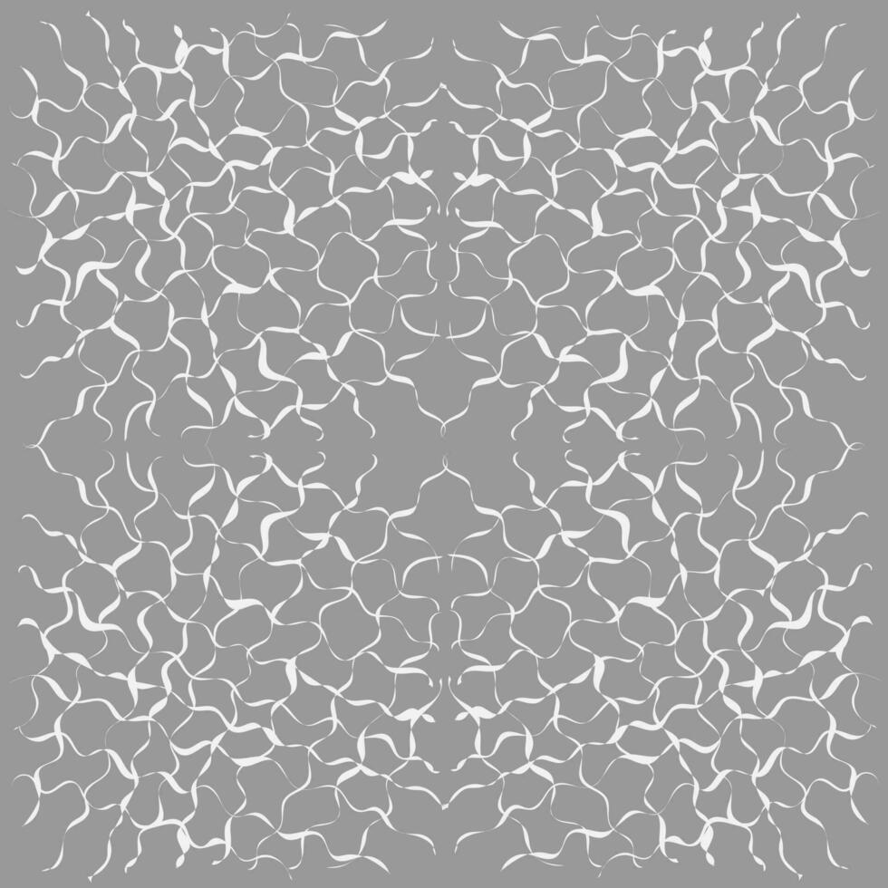 Vector abstract pattern on gray background