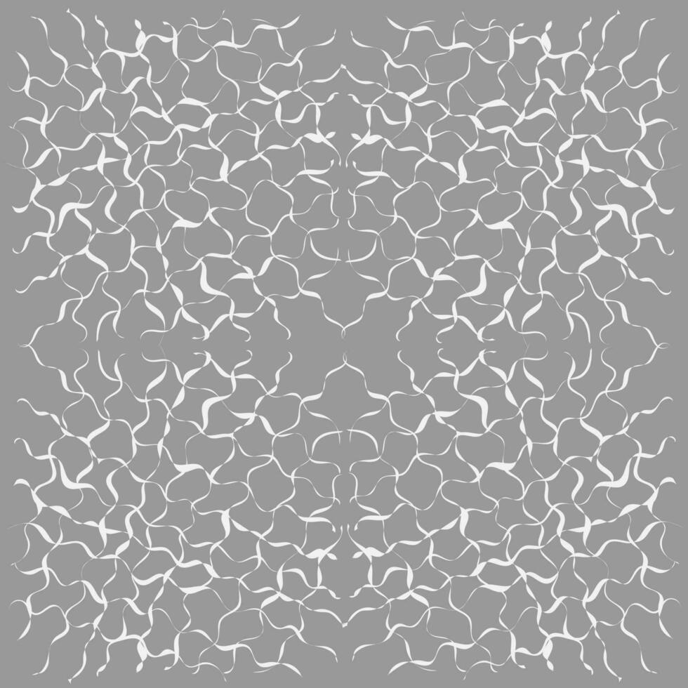 Vector abstract pattern on gray background