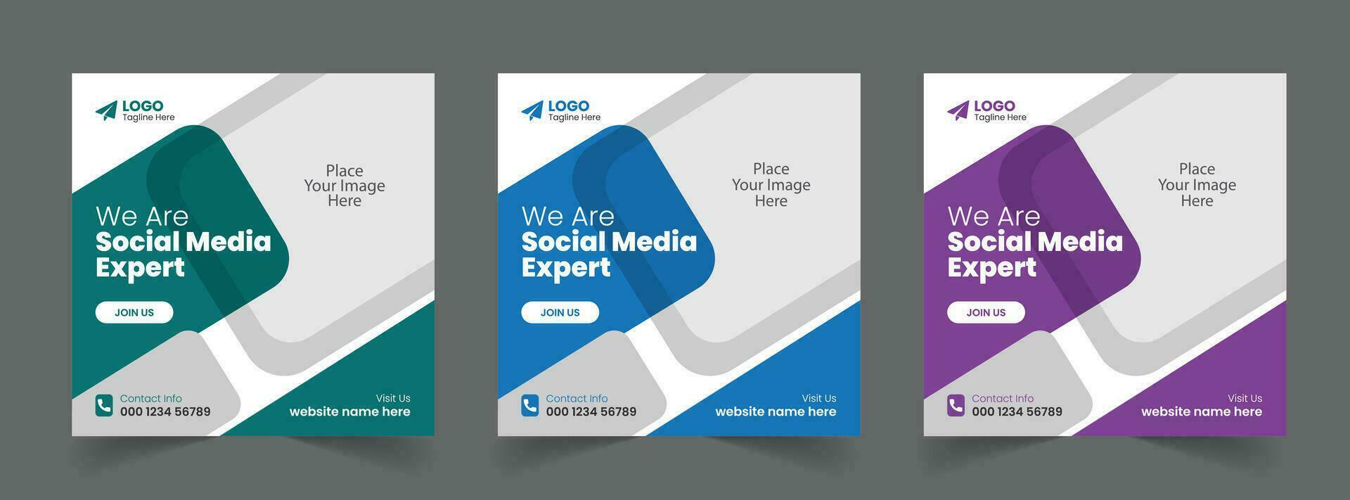 Free Vector Corporate Business Promotion Digital Agency Social Media Post Template Web Banner Design