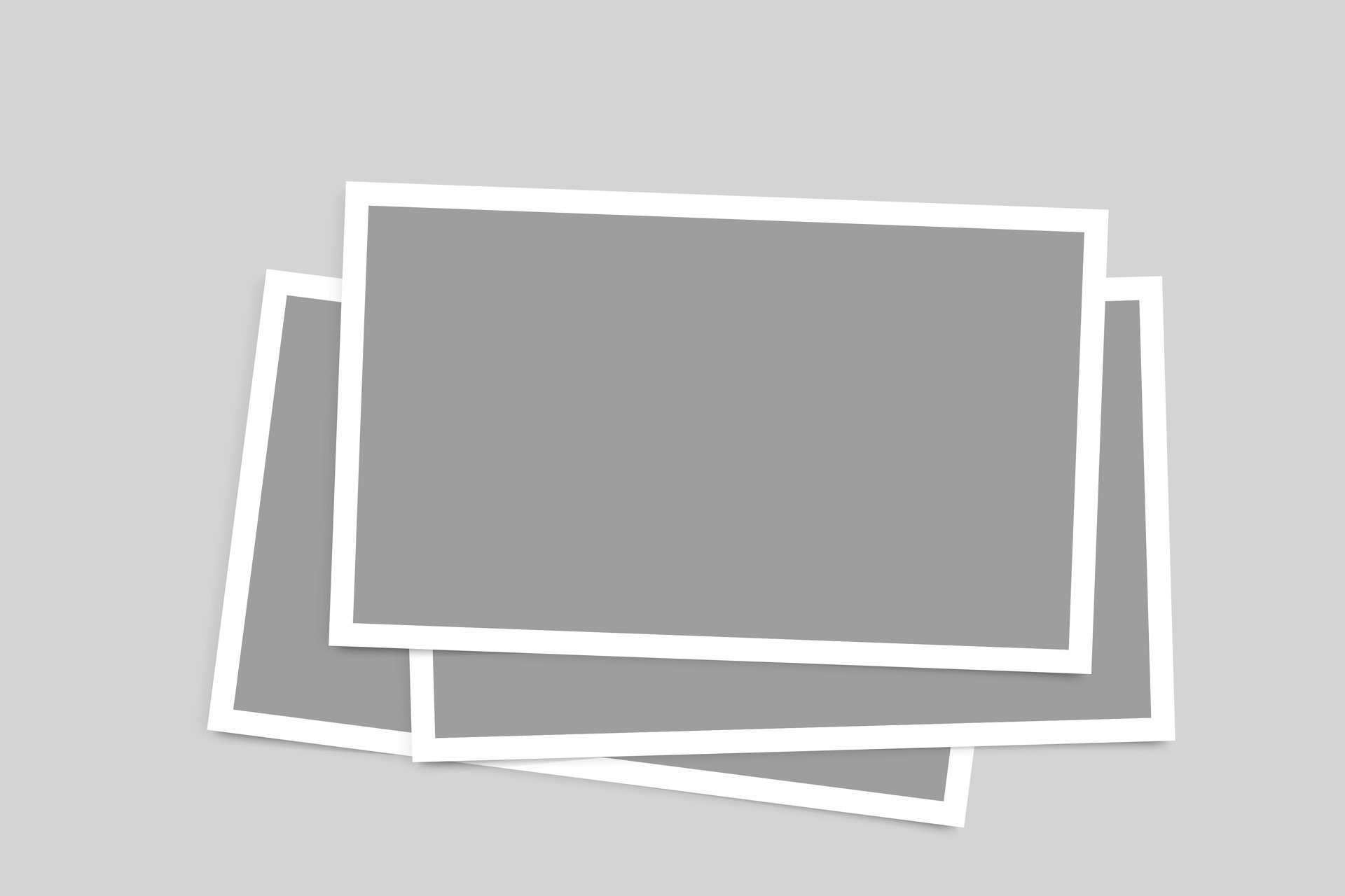 Photo frame collection. Blank photo frame design with adhesive tape