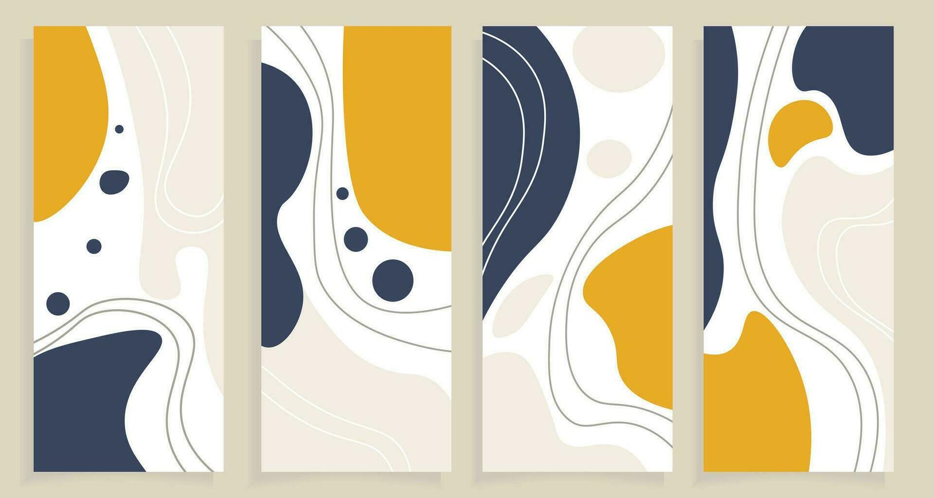 hand drawn organic shapes and textures. vector