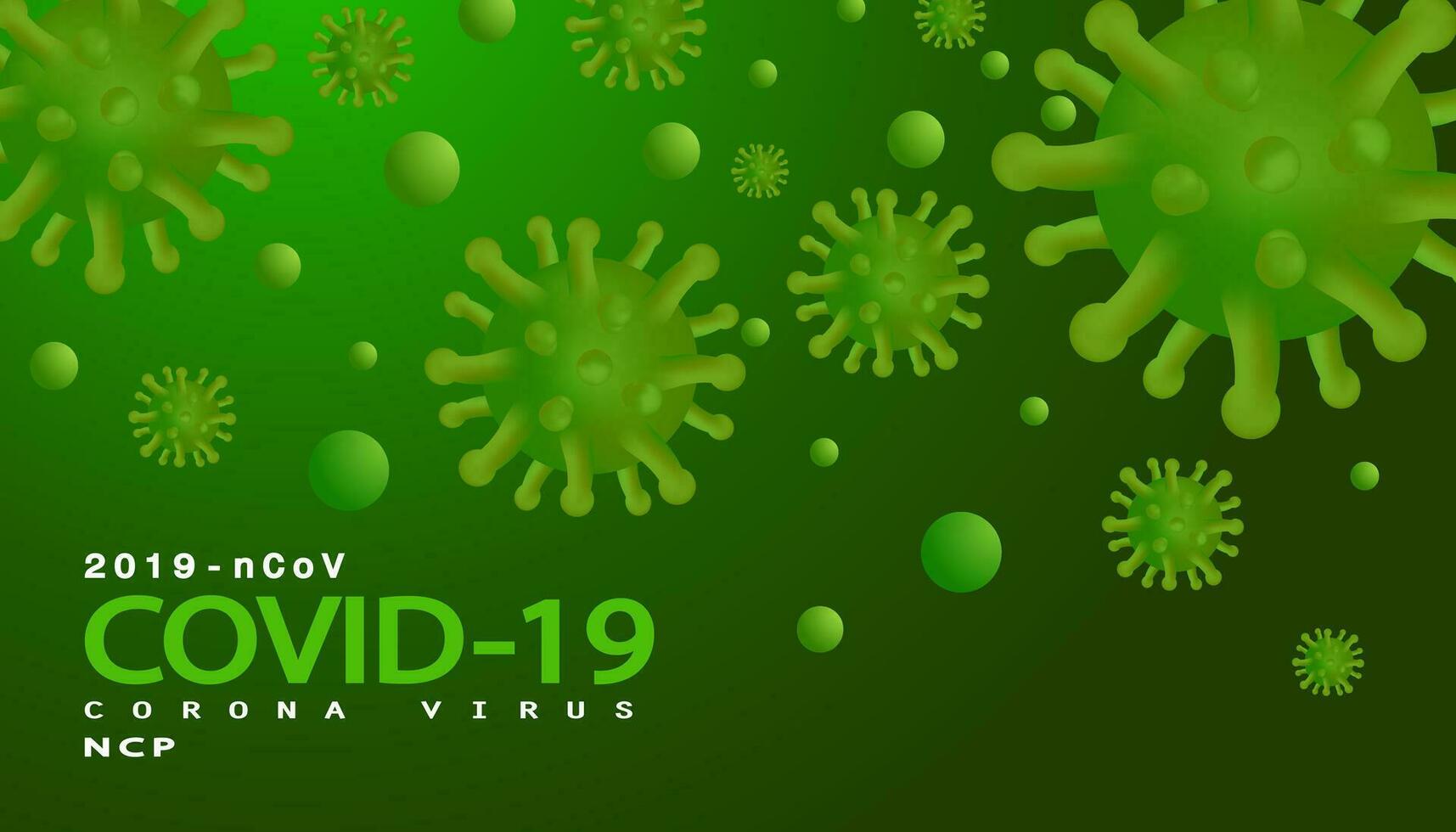 animation virus background design vector