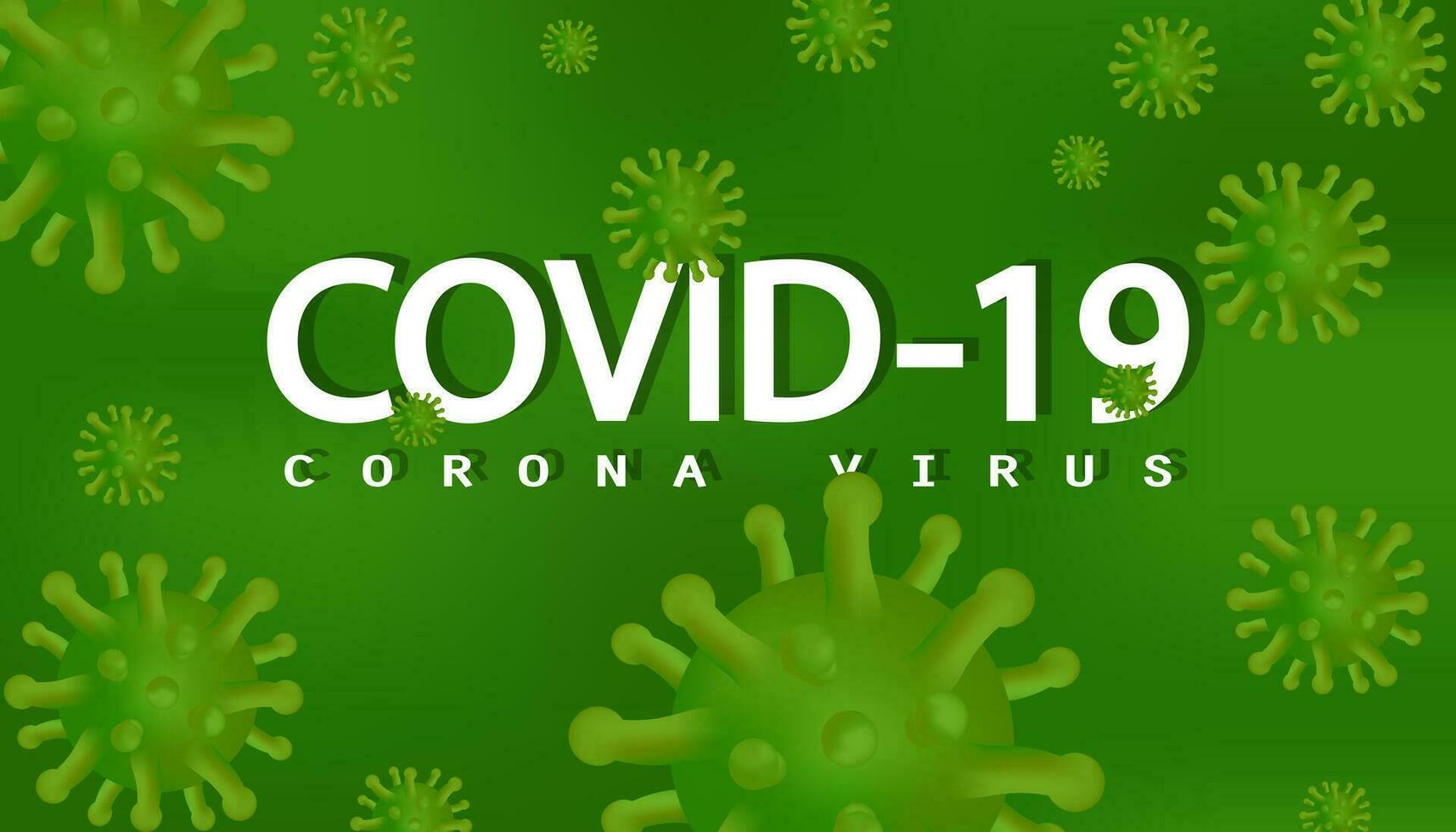 animation virus background design vector