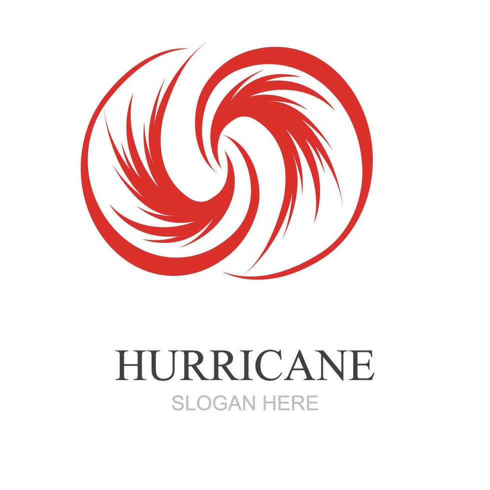 Hurricane logo symbol icon illustration vector company