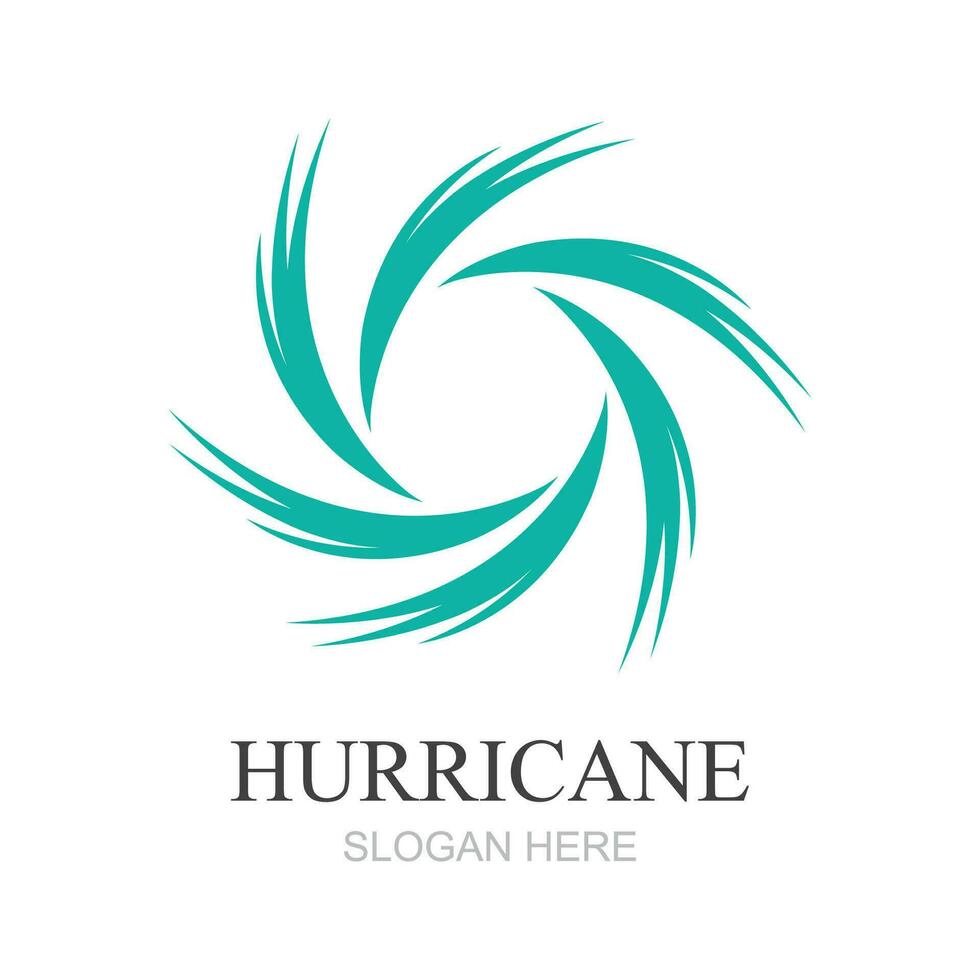 huracán logo símbolo icono ilustración vector empresa