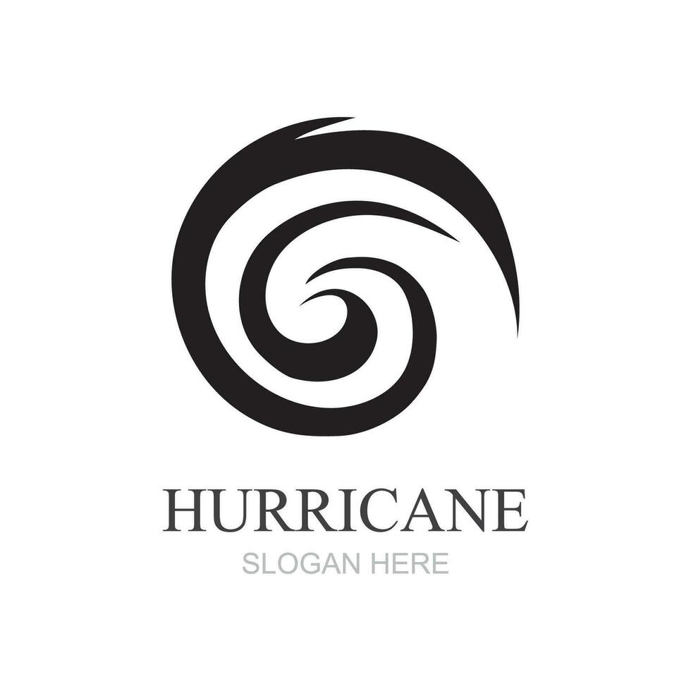 Hurricane logo symbol icon illustration vector company