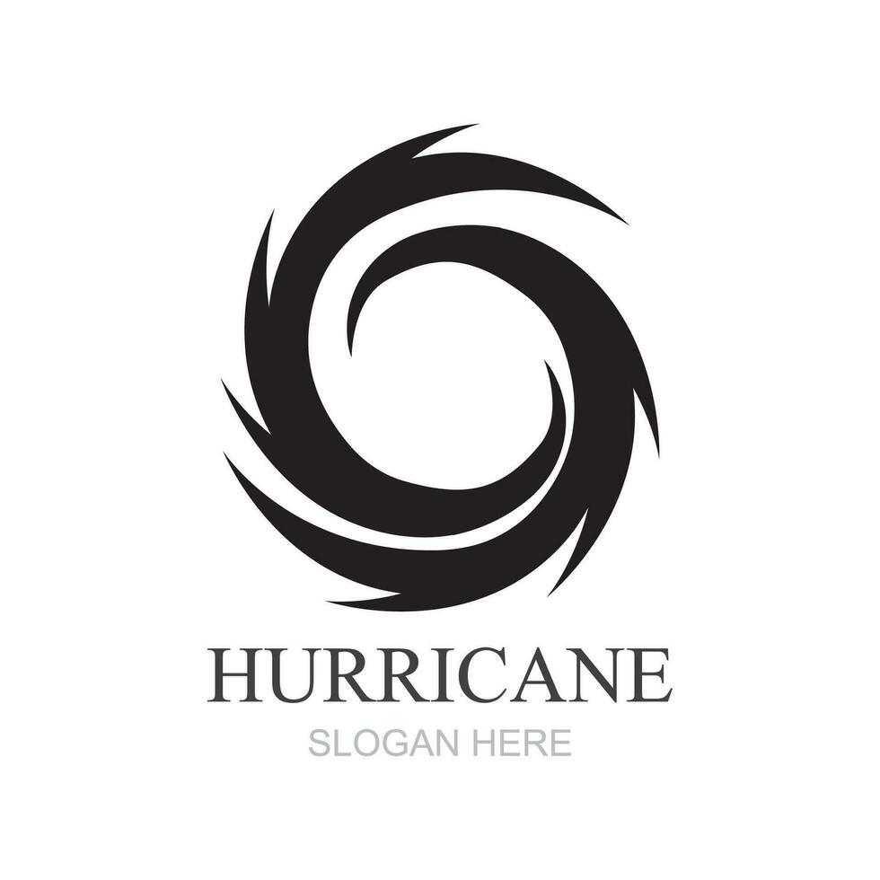 Hurricane logo symbol icon illustration vector company