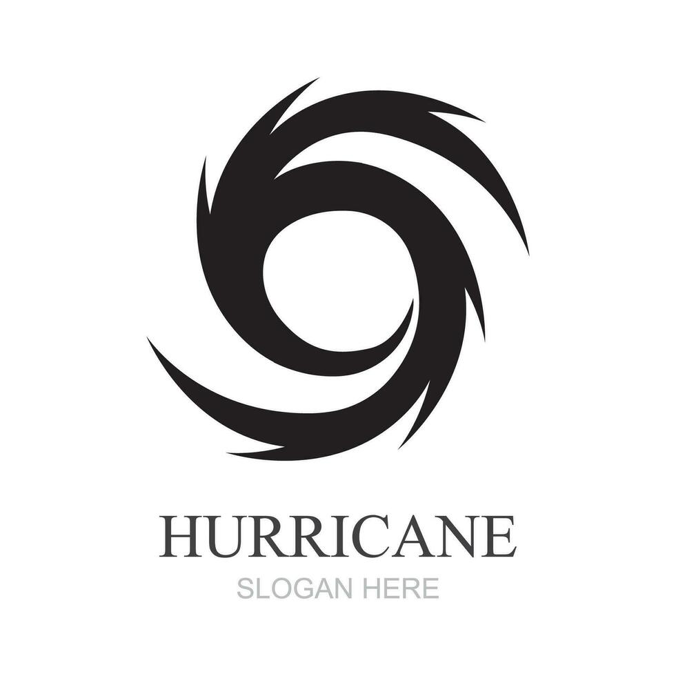 Hurricane logo symbol icon illustration vector company