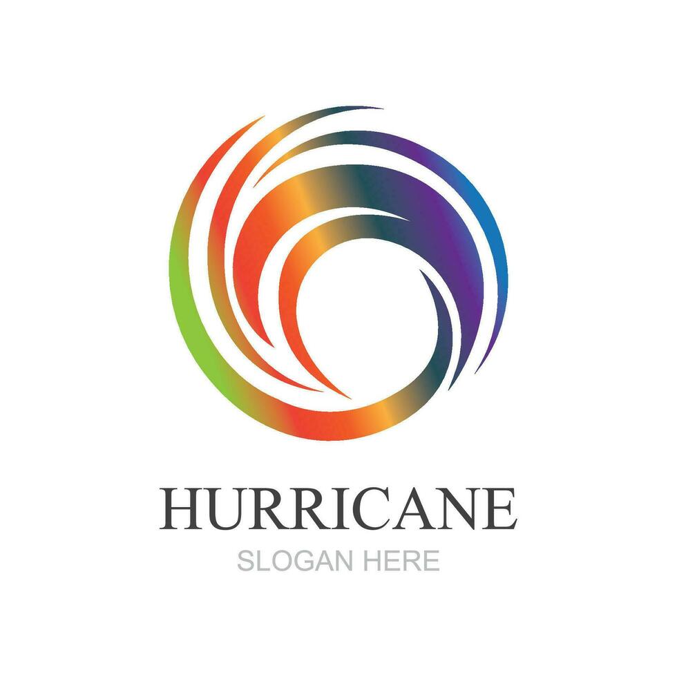 Hurricane logo symbol icon illustration vector company